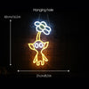 Yellow Pikmin Video Game Gamer Neon Sign