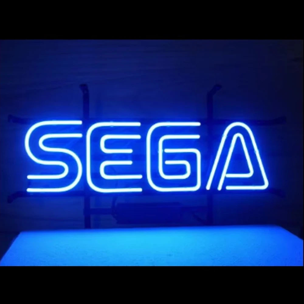 SEGA Video Game Gamer Neon Sign Light