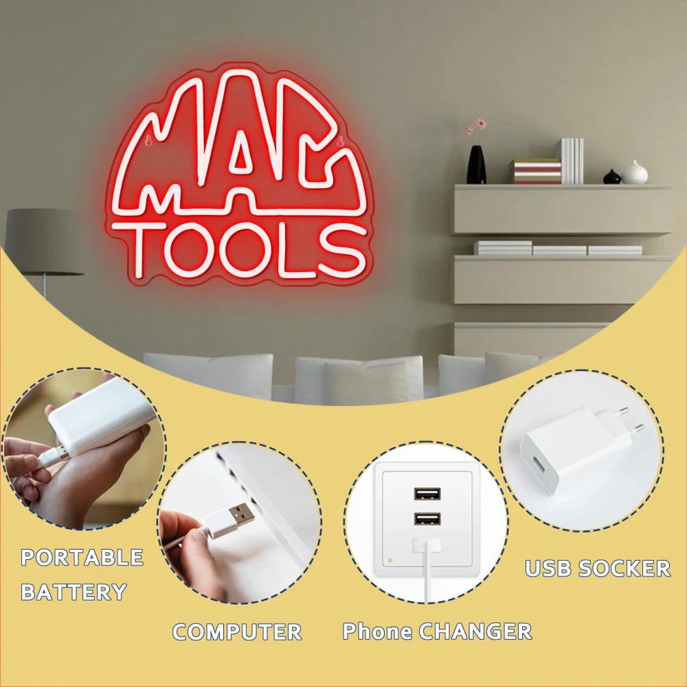 MAC Tools Neon Sign