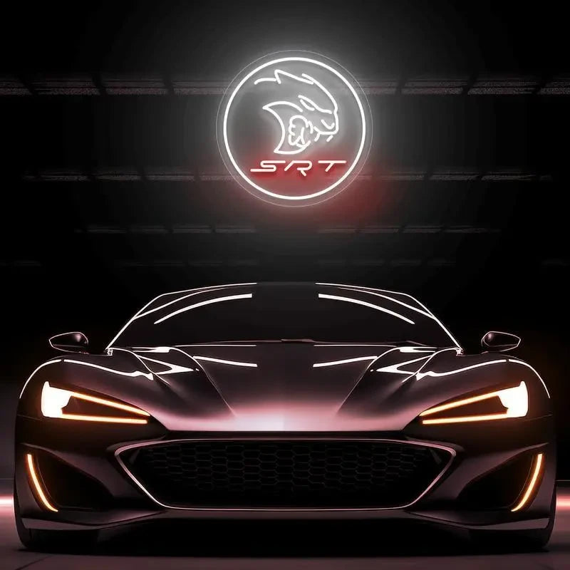 SRT Logo Car Neon Sign