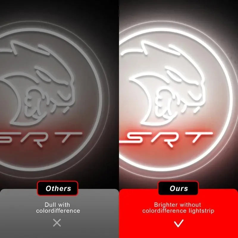 SRT Logo Car Neon Sign