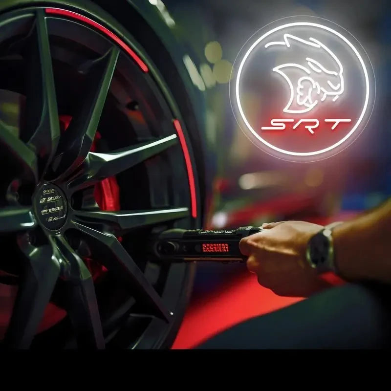 SRT Logo Car Neon Sign
