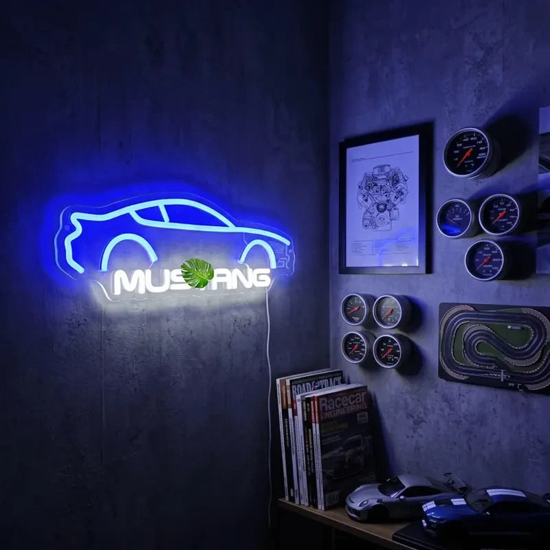 Ford Mustang LED Neon Sign