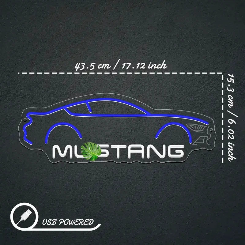 Ford Mustang LED Neon Sign