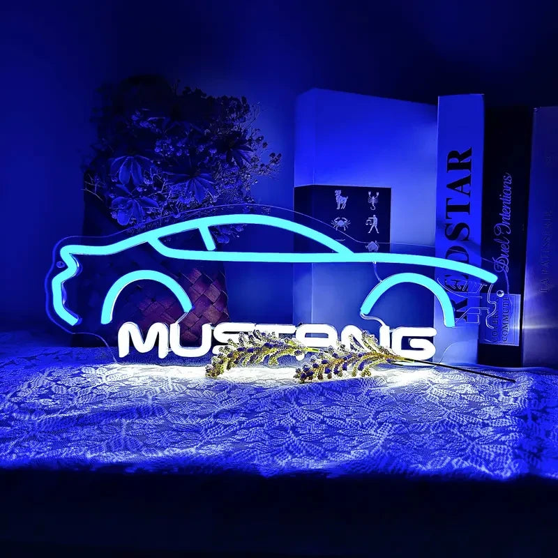 Ford Mustang LED Neon Sign