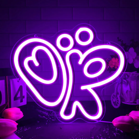 Purple OR Olivia Rodrigo Neon Sign