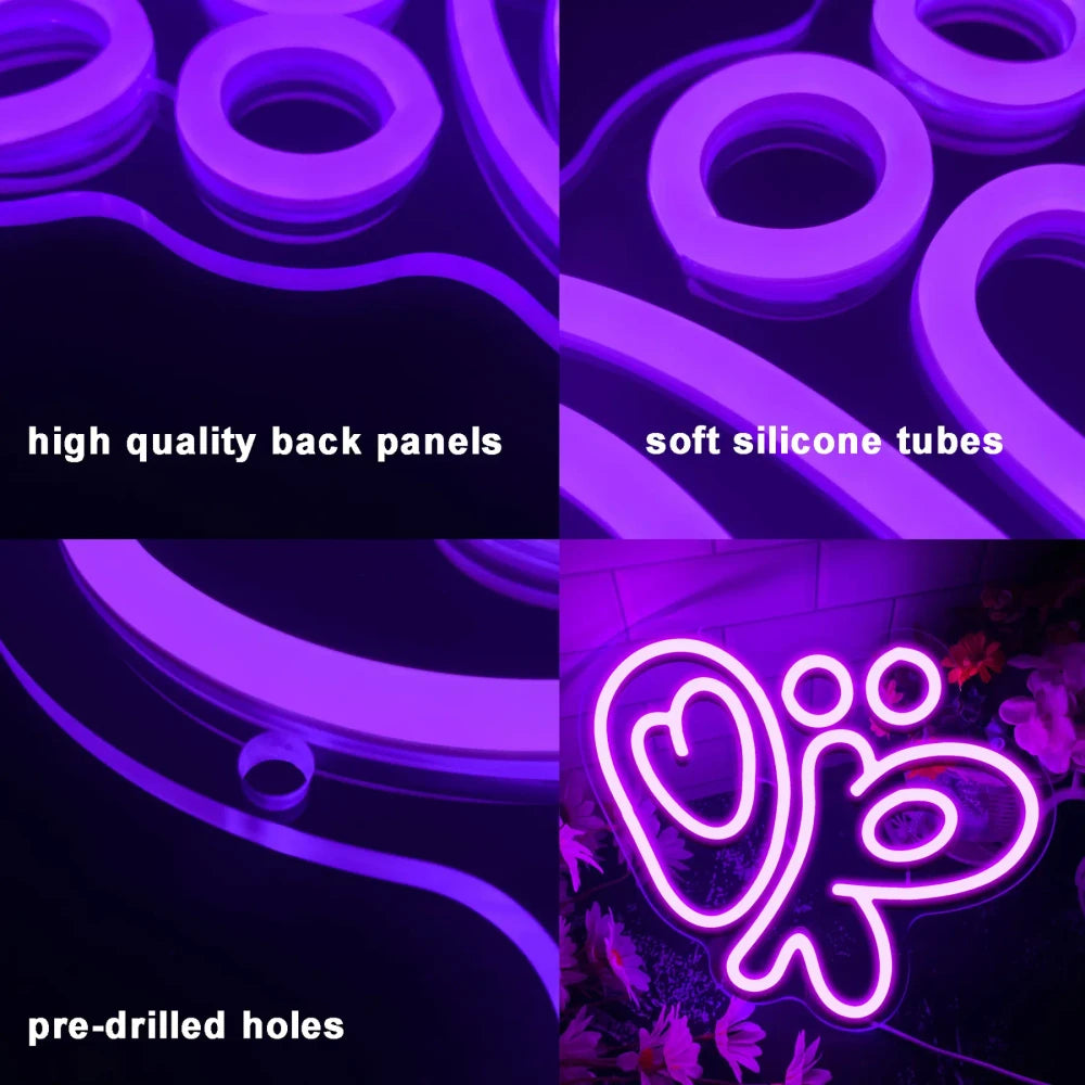 Purple OR Olivia Rodrigo Neon Sign