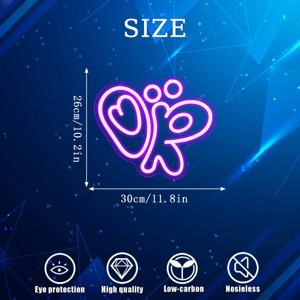 Purple OR Olivia Rodrigo Neon Sign