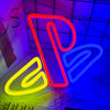 PS Playstation Video Game Gamer Neon Sign