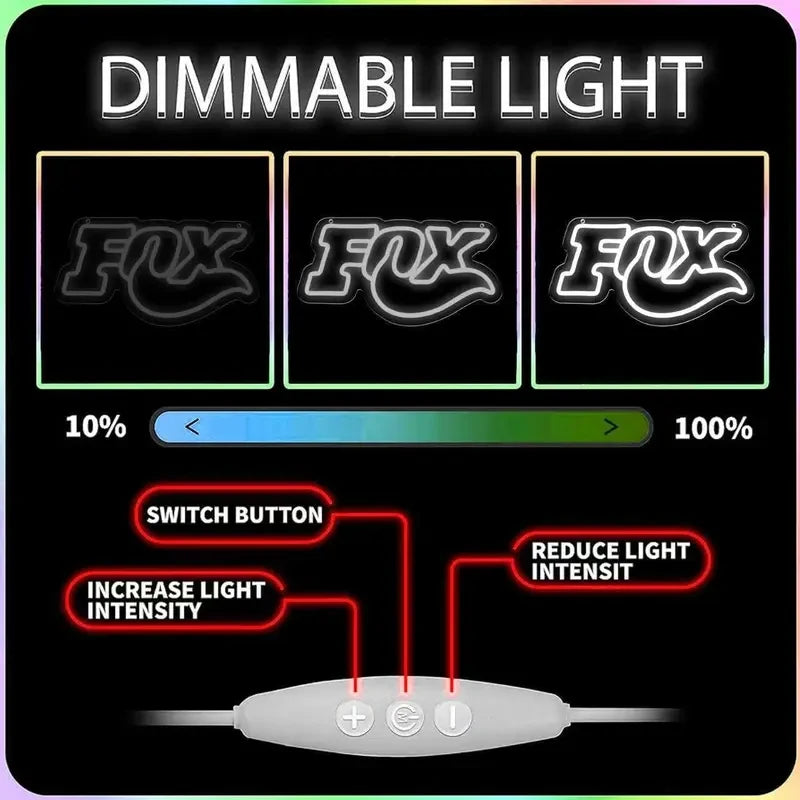 Fox Racing LED Neon Sign