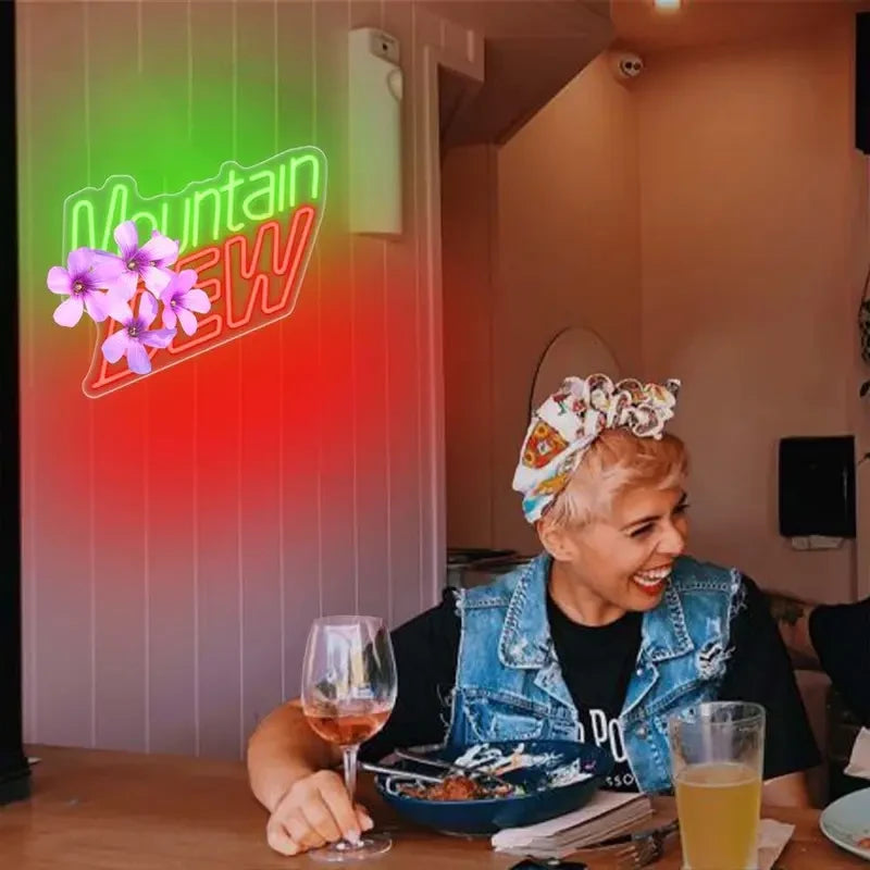 Mountain Dew LED Neon Sign