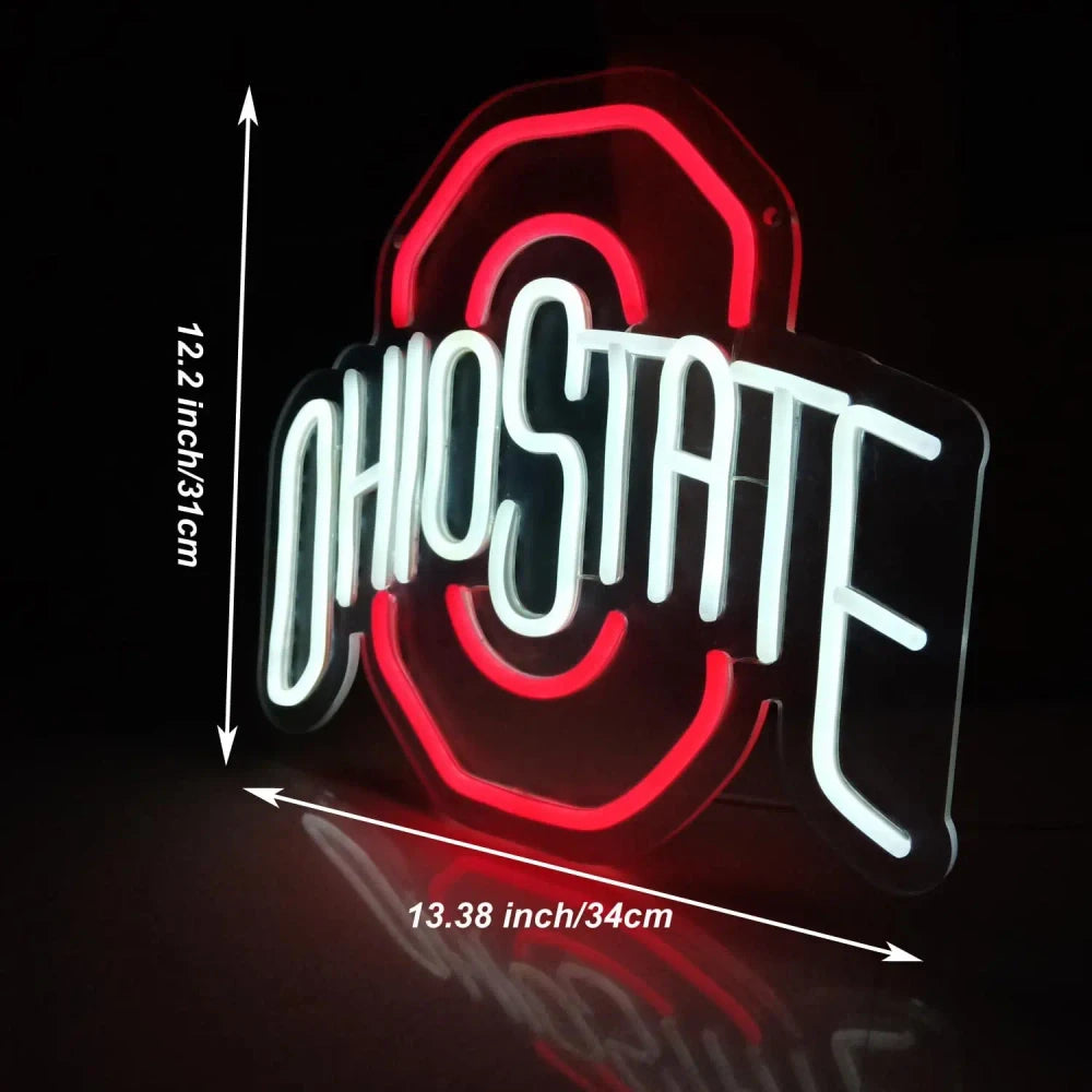 Ohio State Football LED Neon Sign