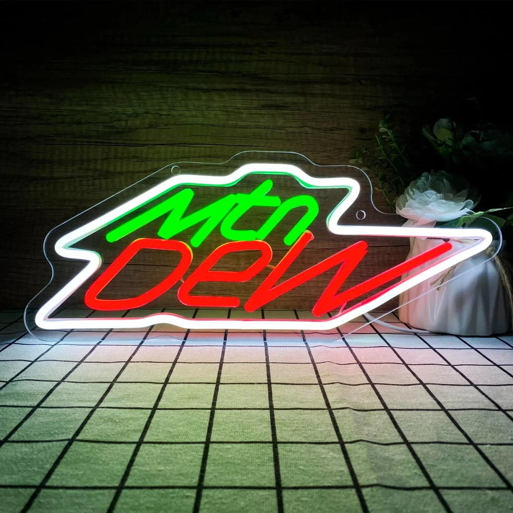 Mountain Dew LED Neon Sign
