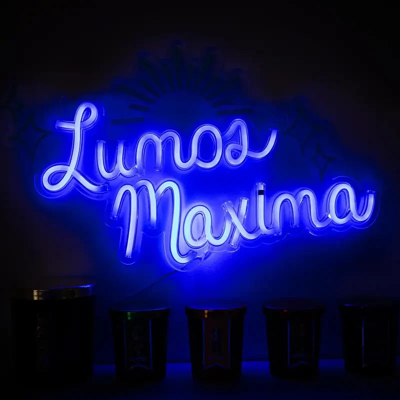 Harry Potter Lumos Maxima LED Neon Sign