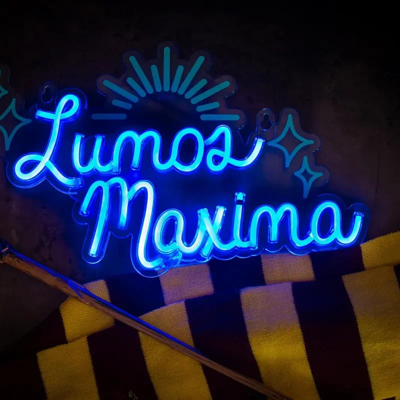 Harry Potter Lumos Maxima LED Neon Sign