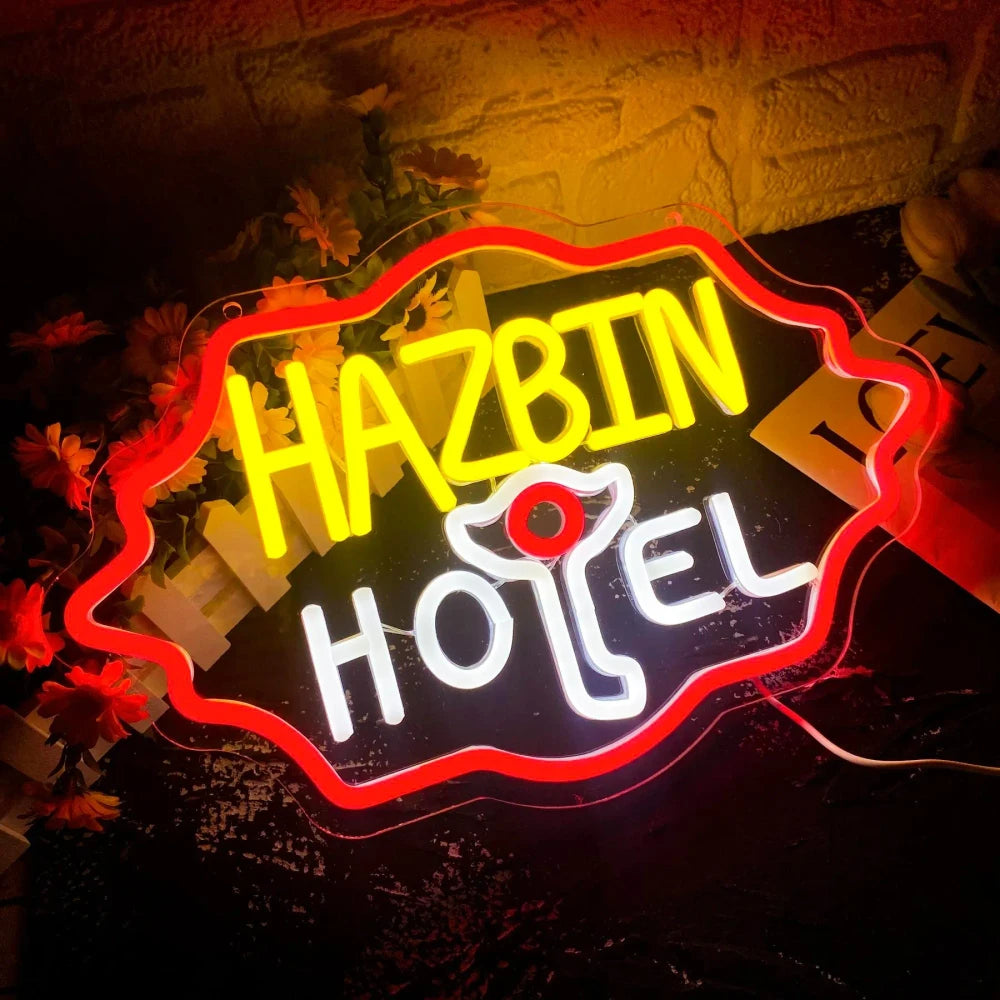 Hazbin Hotel Neon Sign
