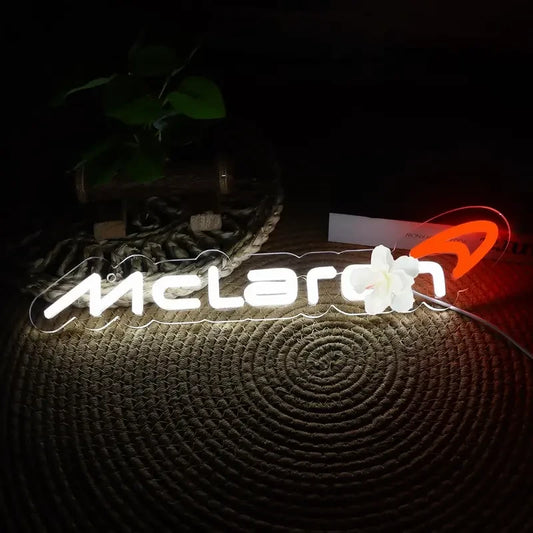 McLaren Car Logo Neon Sign