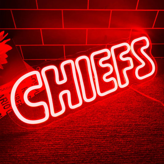Kansas City Chiefs LED Neon Sign