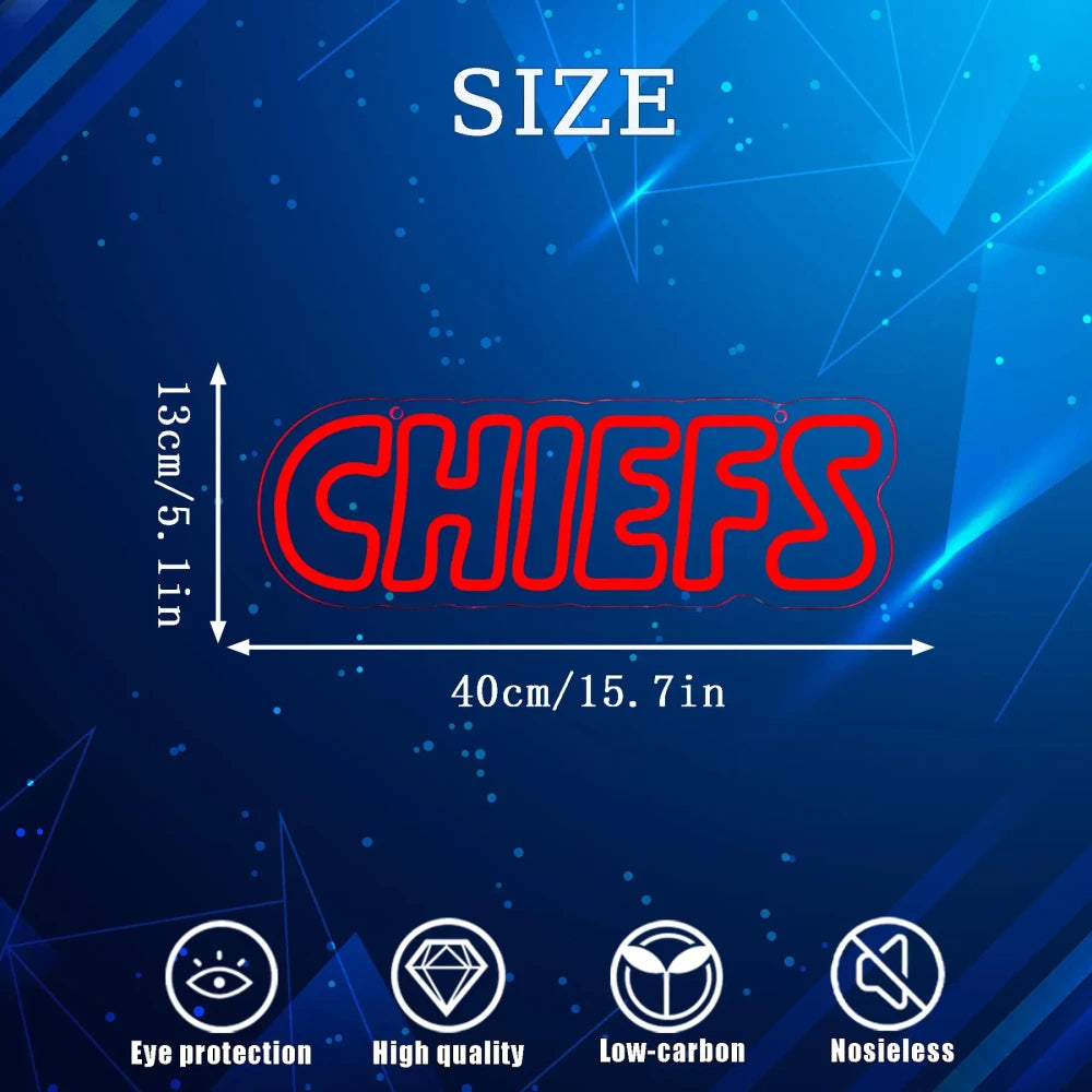 Kansas City Chiefs LED Neon Sign