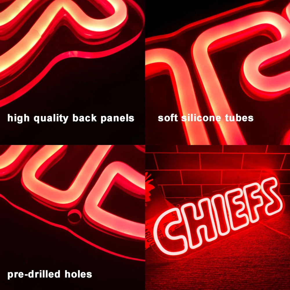 Kansas City Chiefs LED Neon Sign