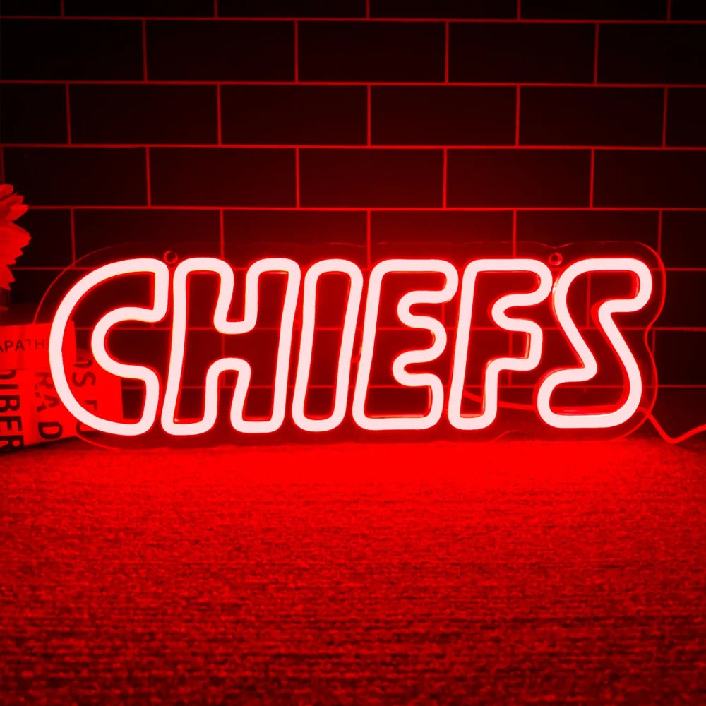 Kansas City Chiefs LED Neon Sign