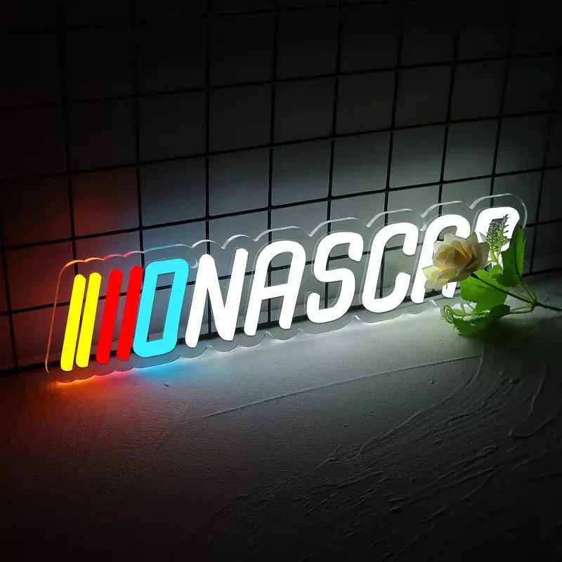 Retro Nascar Racing Neon Sign