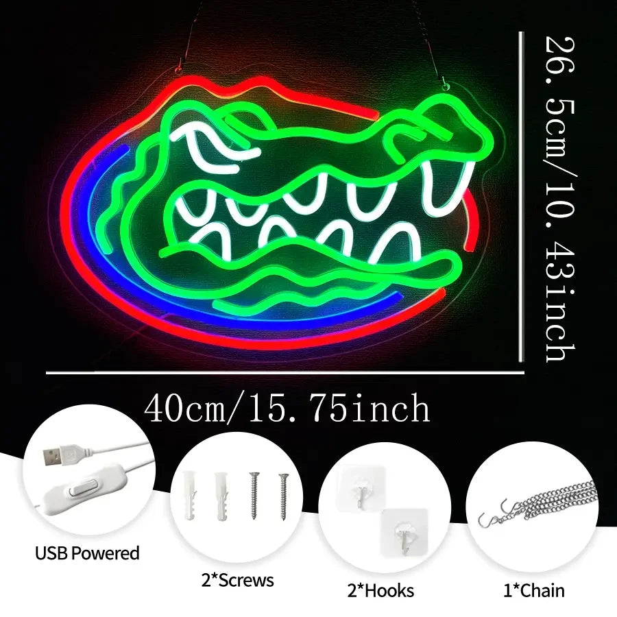 Florida Gators LED Neon Wall Sign