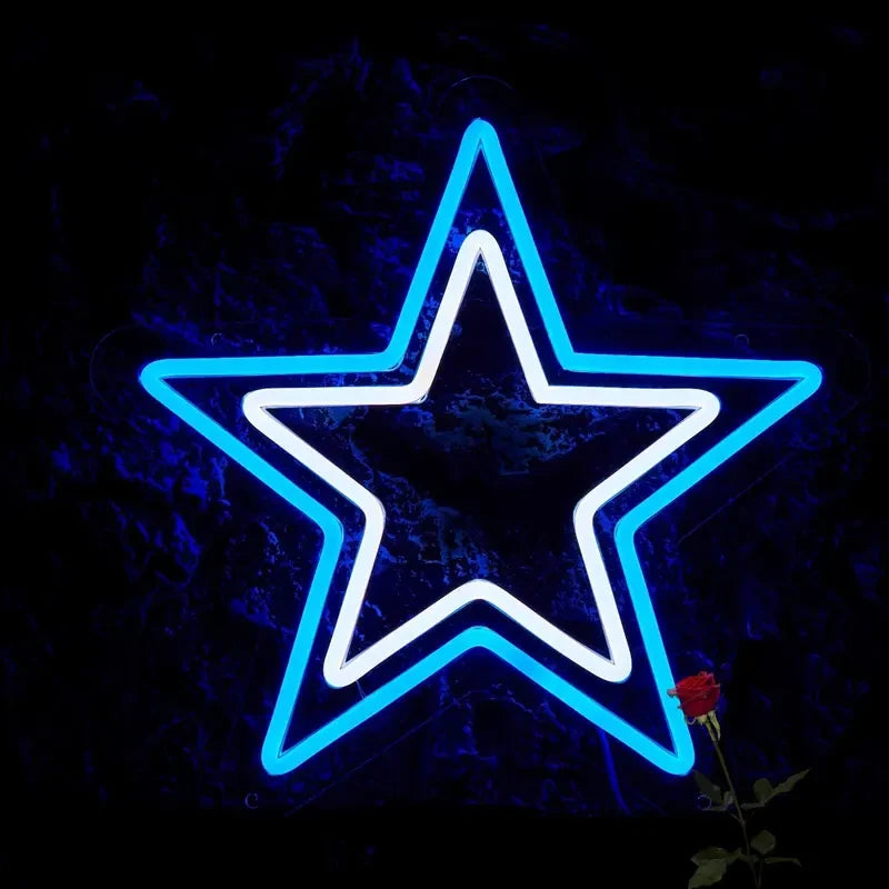 Dallas Cowboys Football Neon Sign
