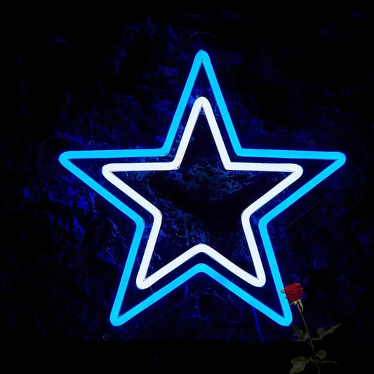 Dallas Cowboys Football Neon Sign