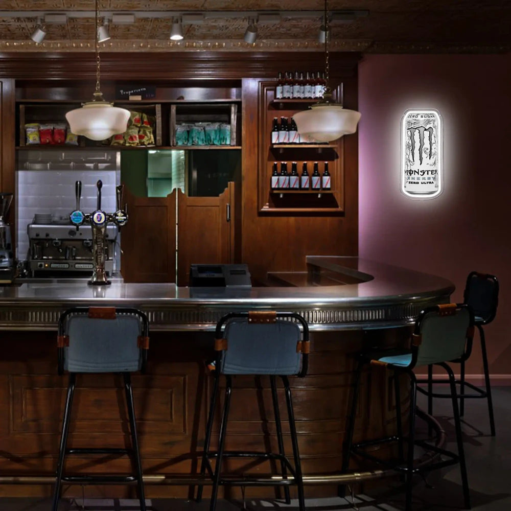 Monster Energy Zero Sugar Can LED Neon Sign