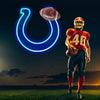 Indianapolis Colts LED Football Neon Sign