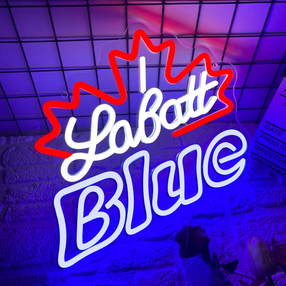 Labatt Blue Beer LED Neon Sign