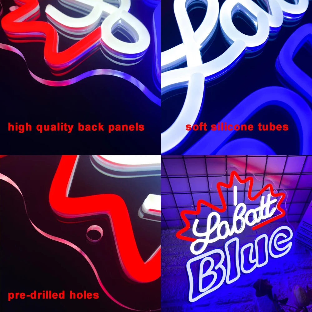 Labatt Blue Beer LED Neon Sign