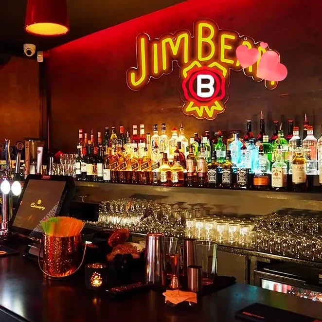 Jim Beam Whiskey LED Neon Sign