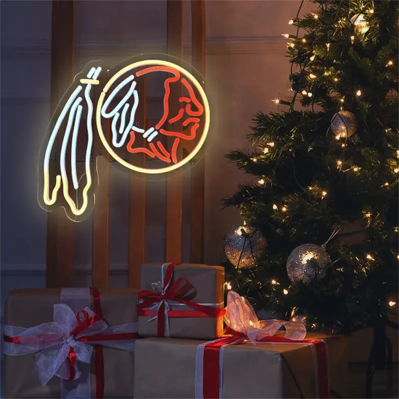 Washington Redskins Team Logo LED Neon Sign