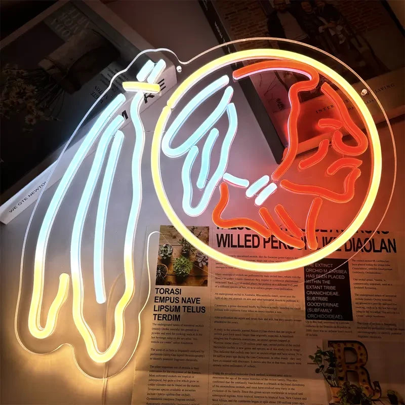 Washington Redskins Team Logo LED Neon Sign