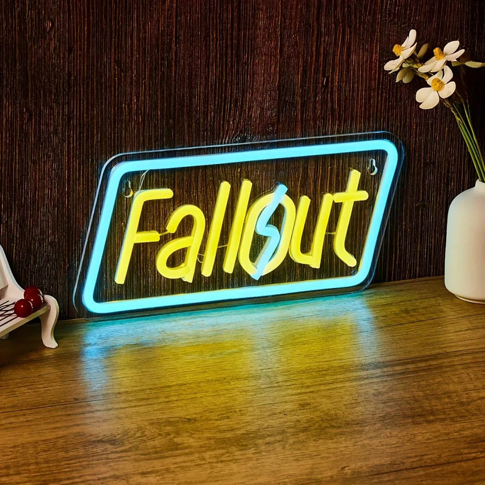 Fallout Video Game Gamer LED Neon Sign
