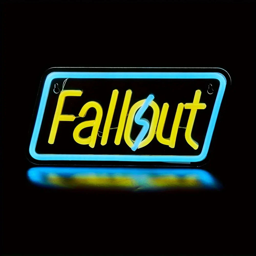 Fallout Video Game Gamer LED Neon Sign