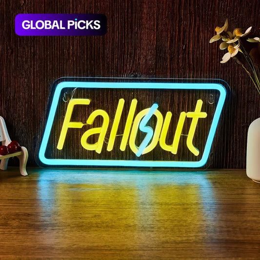 Fallout Video Game Gamer LED Neon Sign