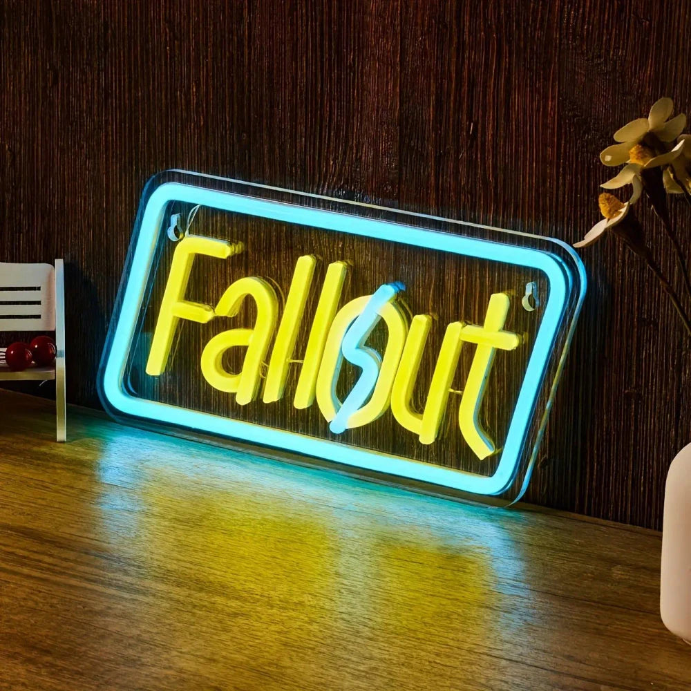 Fallout Video Game Gamer LED Neon Sign