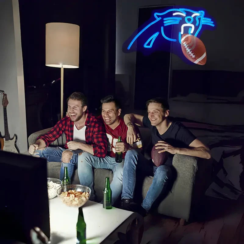 Panthers Football LED Neon Light