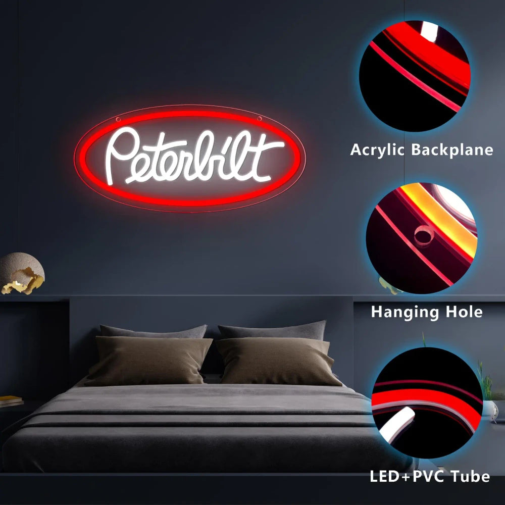 Peterbilt LED Neon Sign