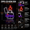 Zippo Lighter Neon Wall Sign