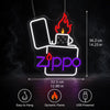 Zippo Lighter Neon Wall Sign
