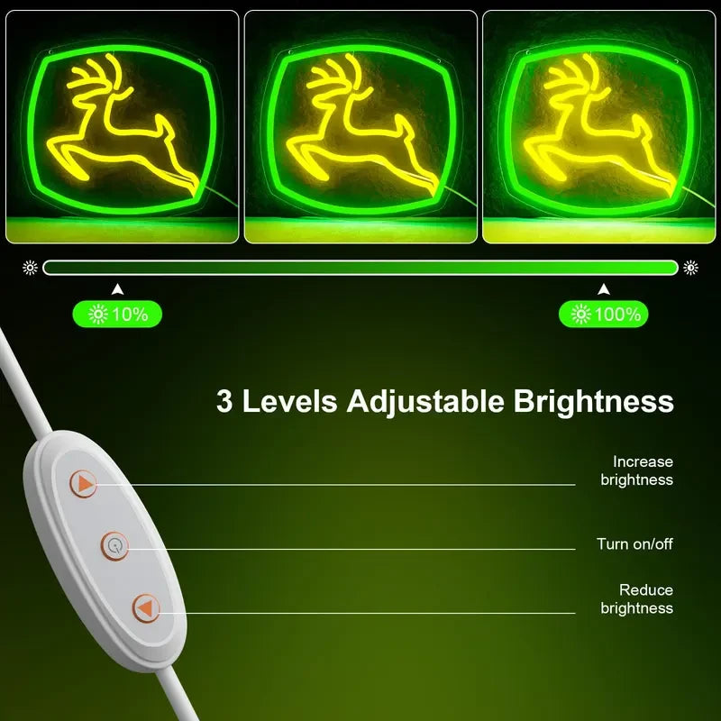 John Deere Neon Sign
