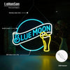 Blue Moon Beer LED Neon Sign