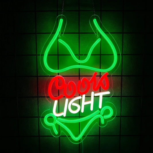 Coors Light Bikini Neon Sign