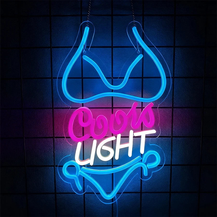 Coors Light Bikini Neon Sign