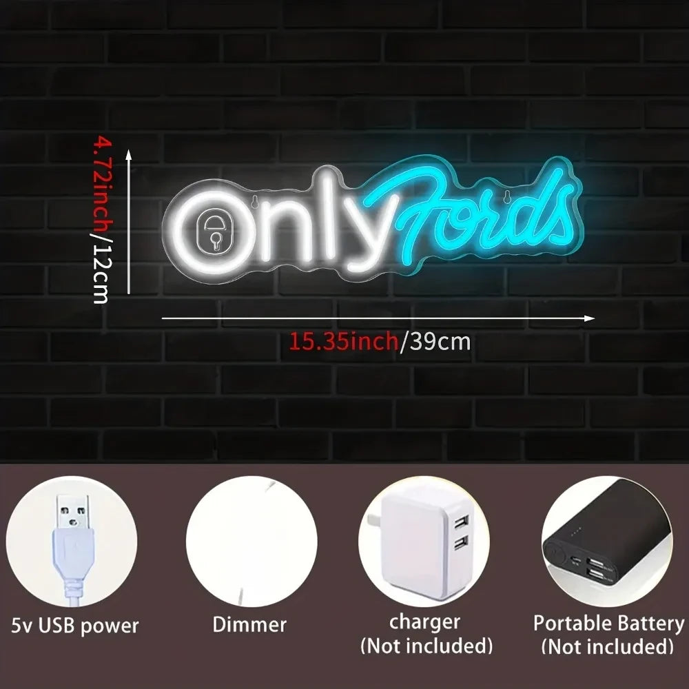 Only Fords LED Neon Sign