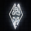 Skyrim Video Game Dragon Gamer Neon Sign
